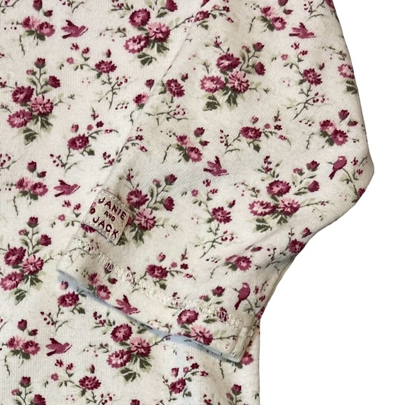 Janie and Jack Aviary Floral Bodysuit and Green Corduroy Overall Set 3 months - Picture 7 of 9